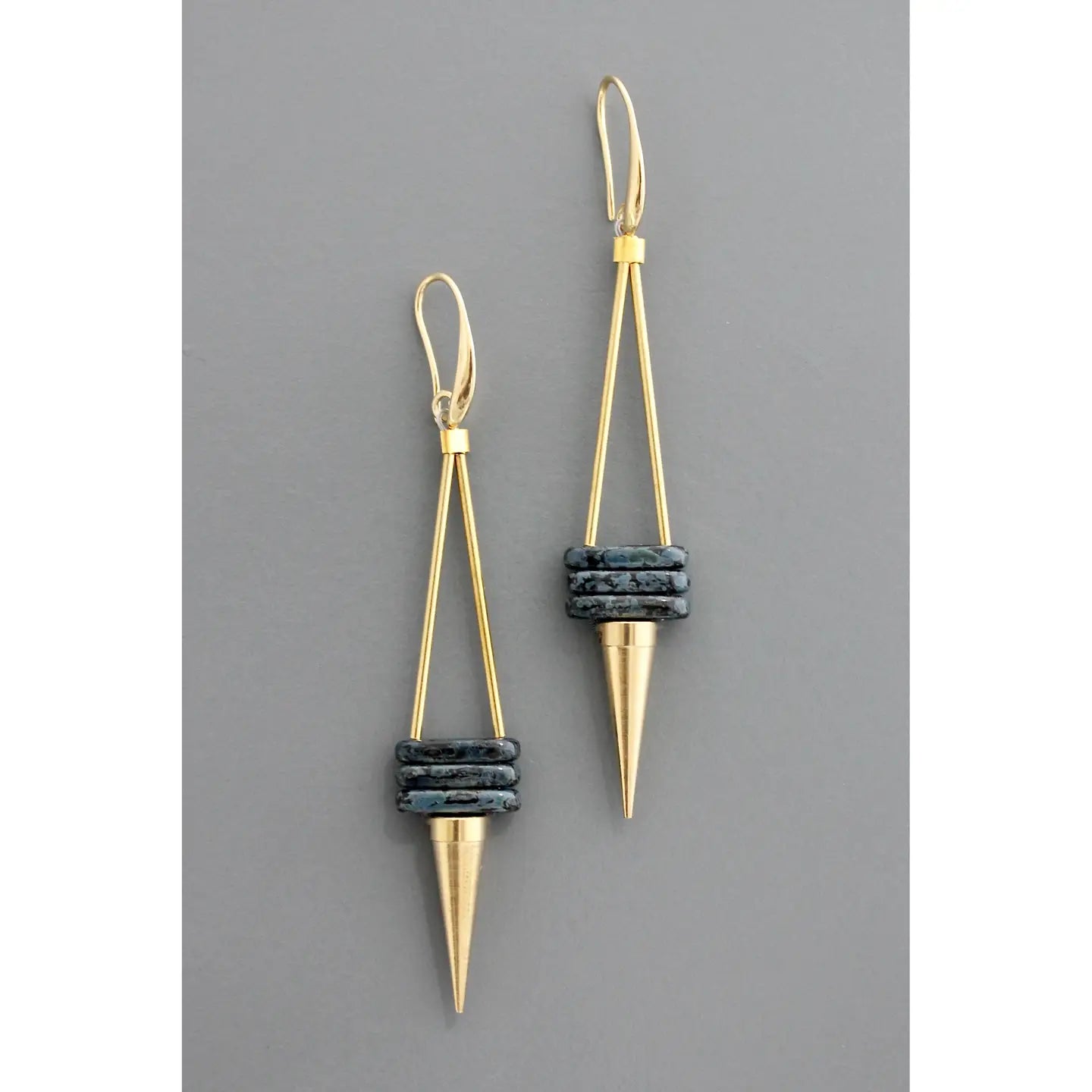 David Aubrey "Czech Glass Spike" Earrings *Pre-Order*