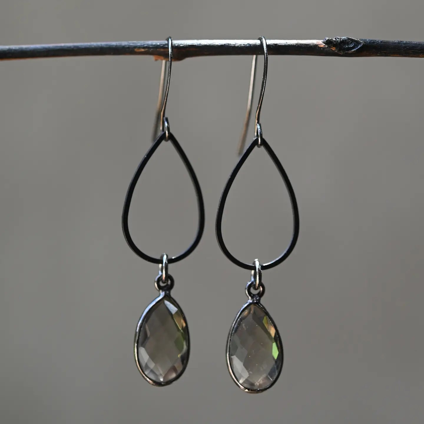 KBD Studios Black Smokey Quartz Drops *PRE-ORDER 10/15*