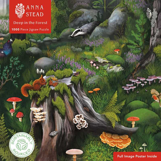 Sustainable Jigsaw Puzzle by Anna Stead: Deep in the Forest *PRE-ORDER 12/5*