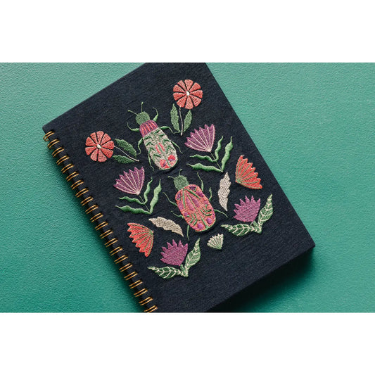 Danica Studio "Beetles" Embroidered Notebook