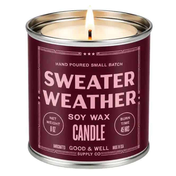 Good & Well Supply Co. "Sweater Weather" Candle *PRE-ORDER 10/10*