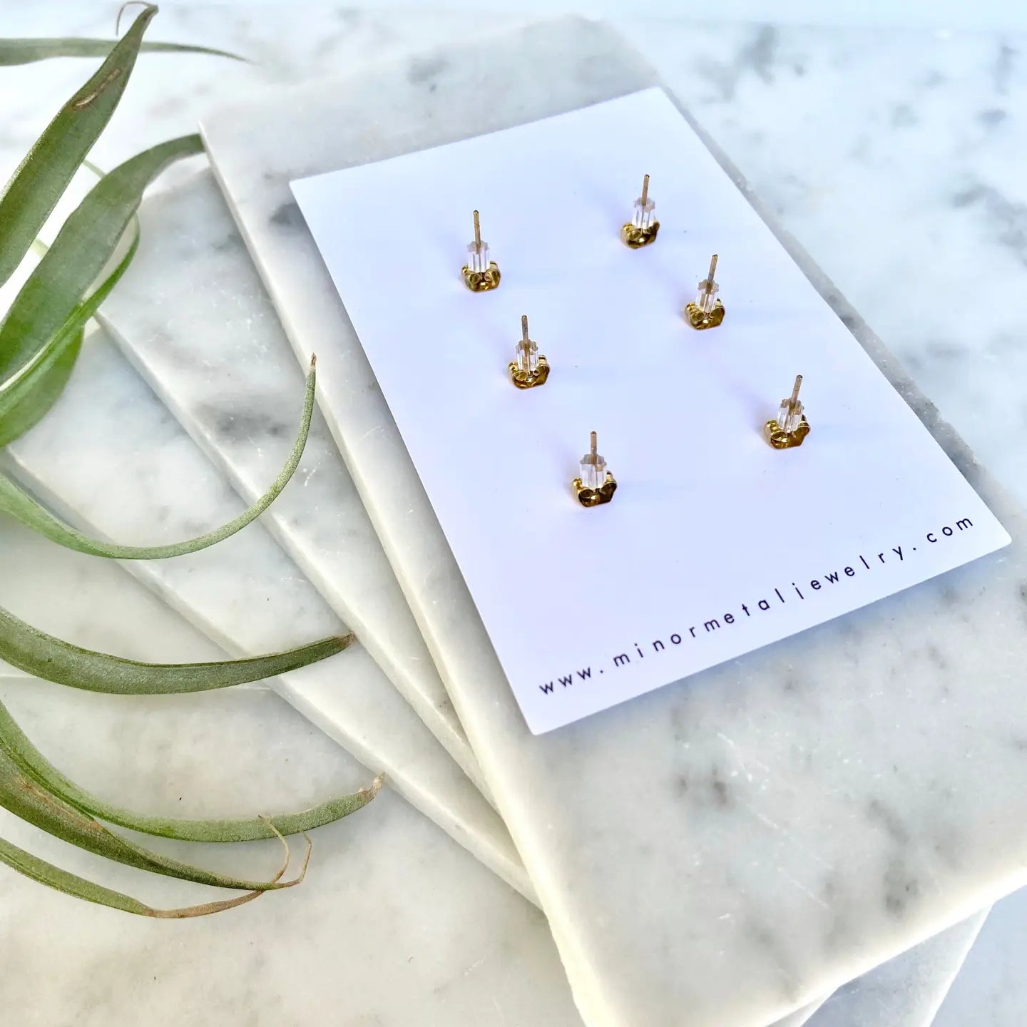 Minor Metal Plant Lover 3-Stud Set