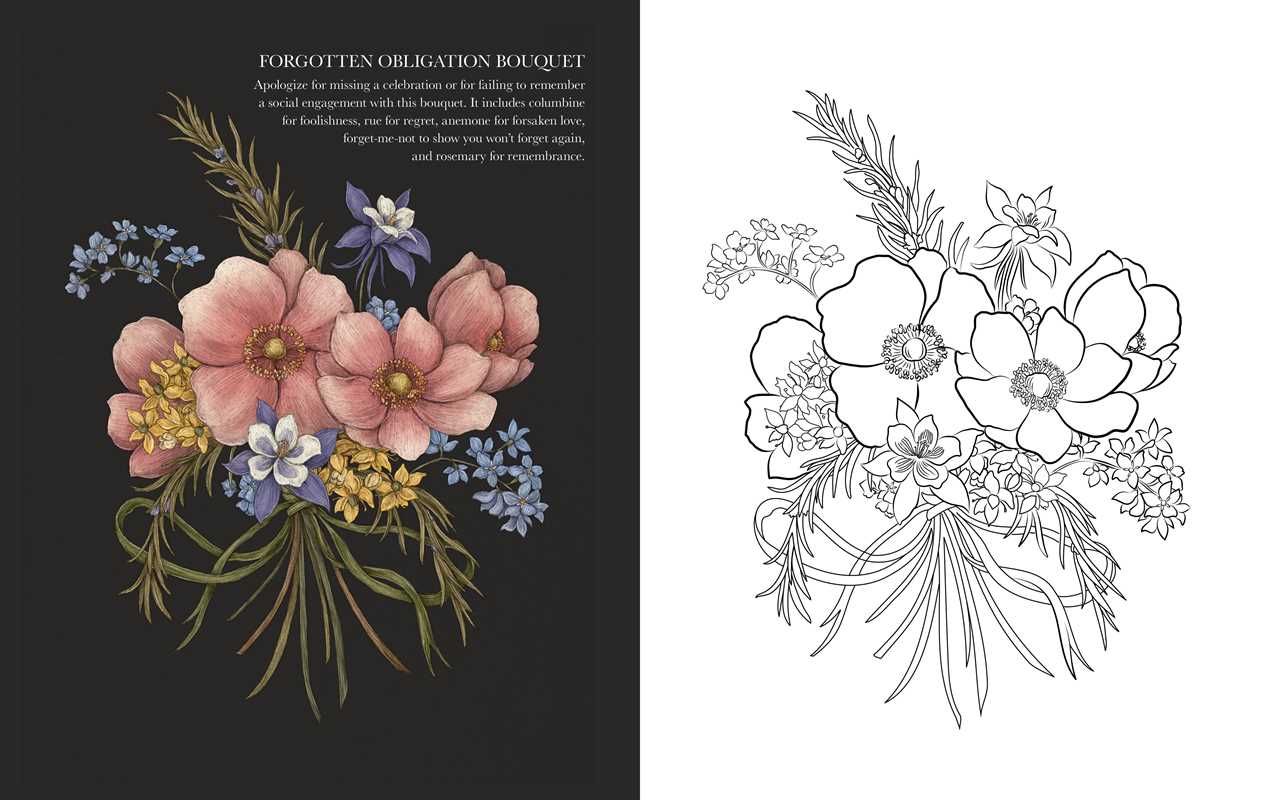 Jessica Roux "The Floriography Coloring Book"