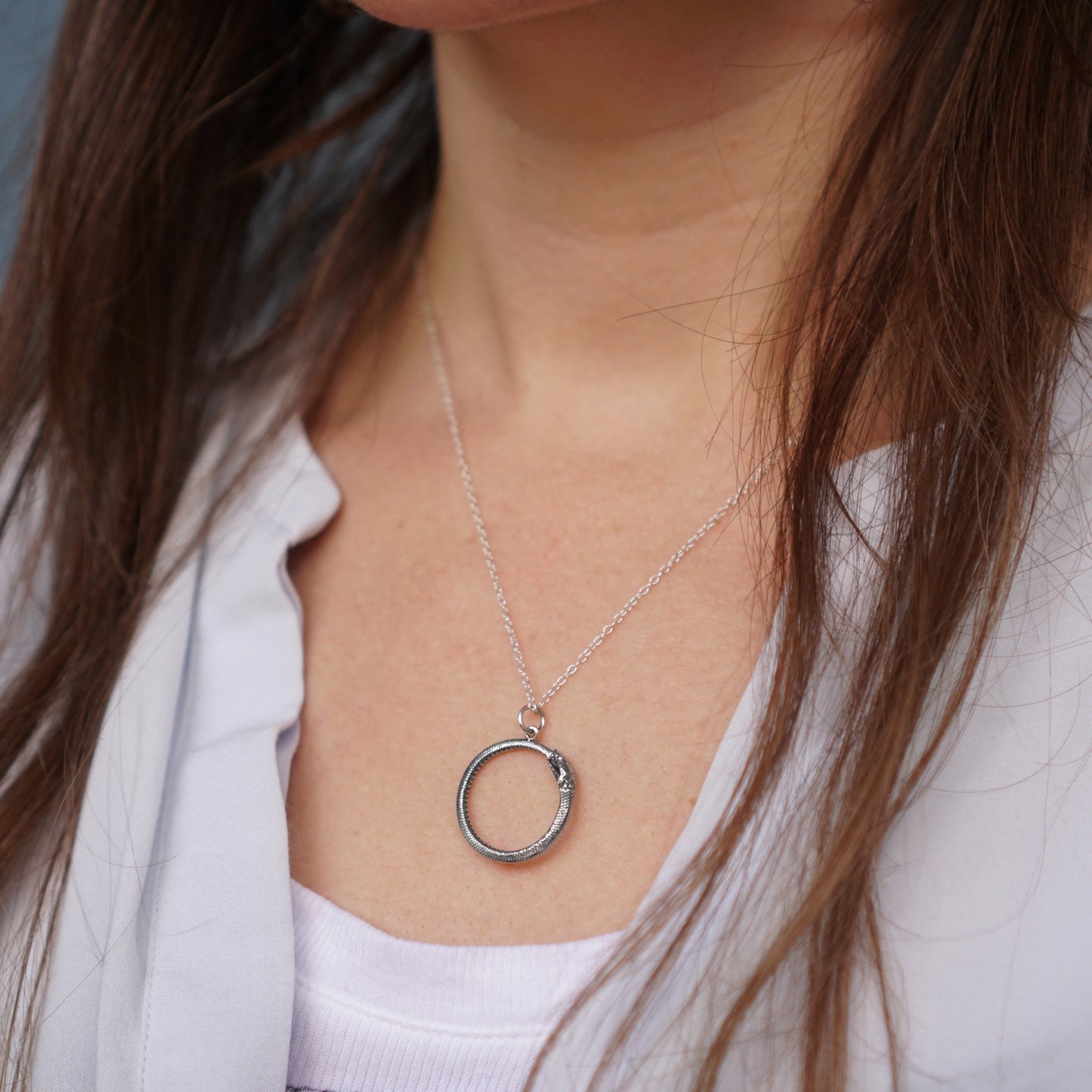 Nina Designs Petite Ouroboros Pendant