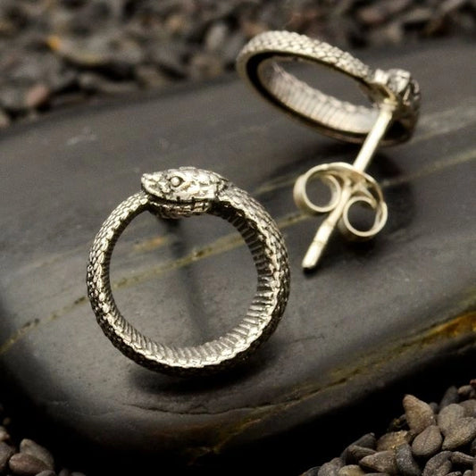 Nina Designs Ouroboros Stud Earrings