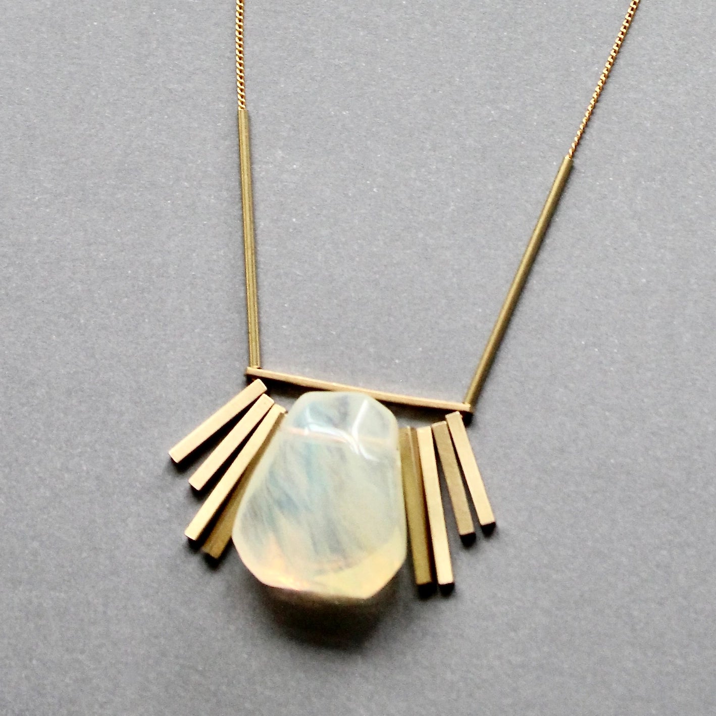 David Aubrey "Pineapple Quartz" Necklace