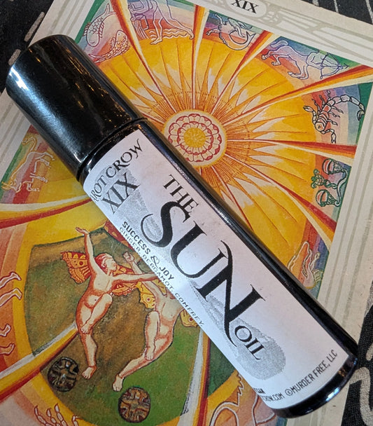 Tarot Crow "XIX - The Sun" Scented Oil Roller