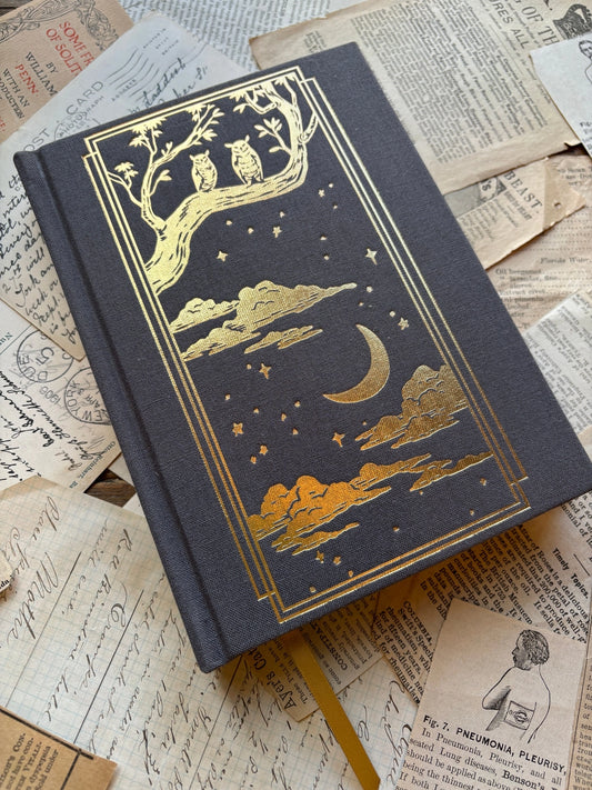 The Creeping Moon "The Oracle" Black Paper Notebook