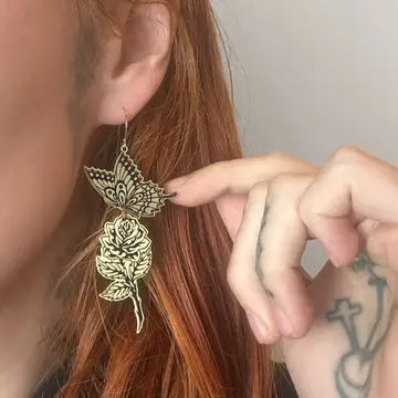 While Odin Sleeps "Symbiosis" Earrings