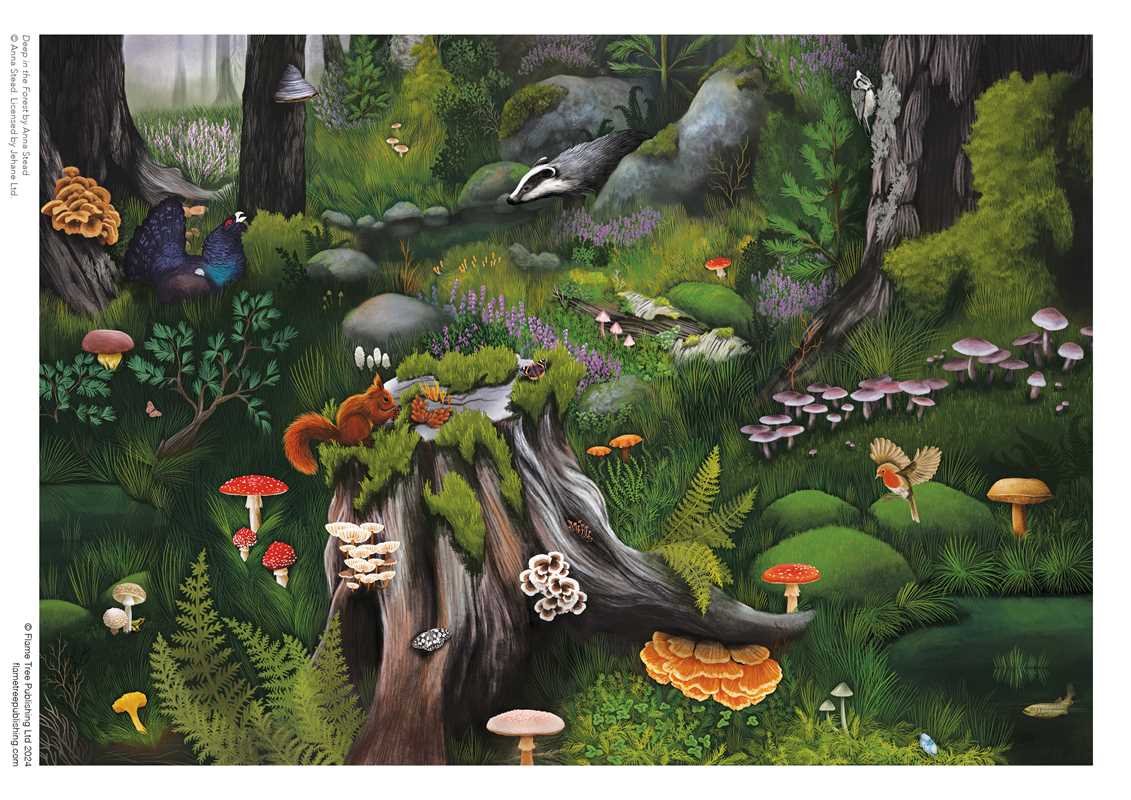 Sustainable Jigsaw Puzzle by Anna Stead: Deep in the Forest *PRE-ORDER 12/5*