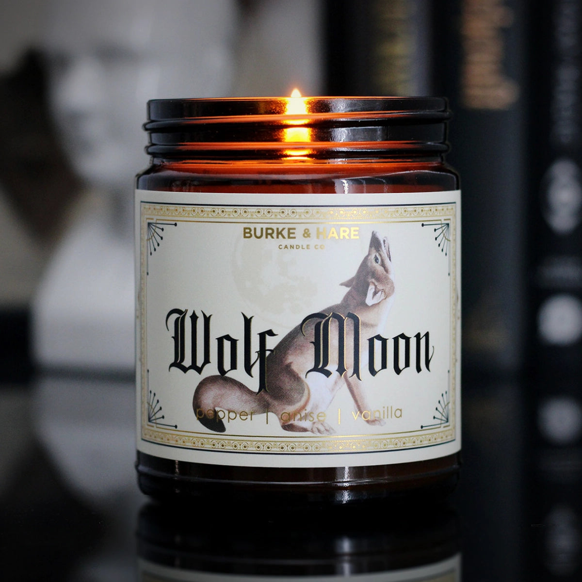 Burke & Hare Co. "Wolf Moon" Candle