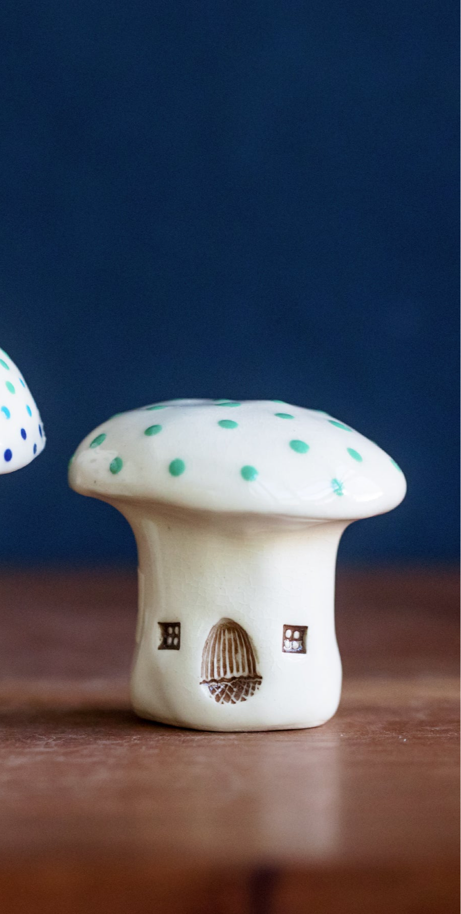 Snowpond Ceramics "Mushroom Houses 3-5"