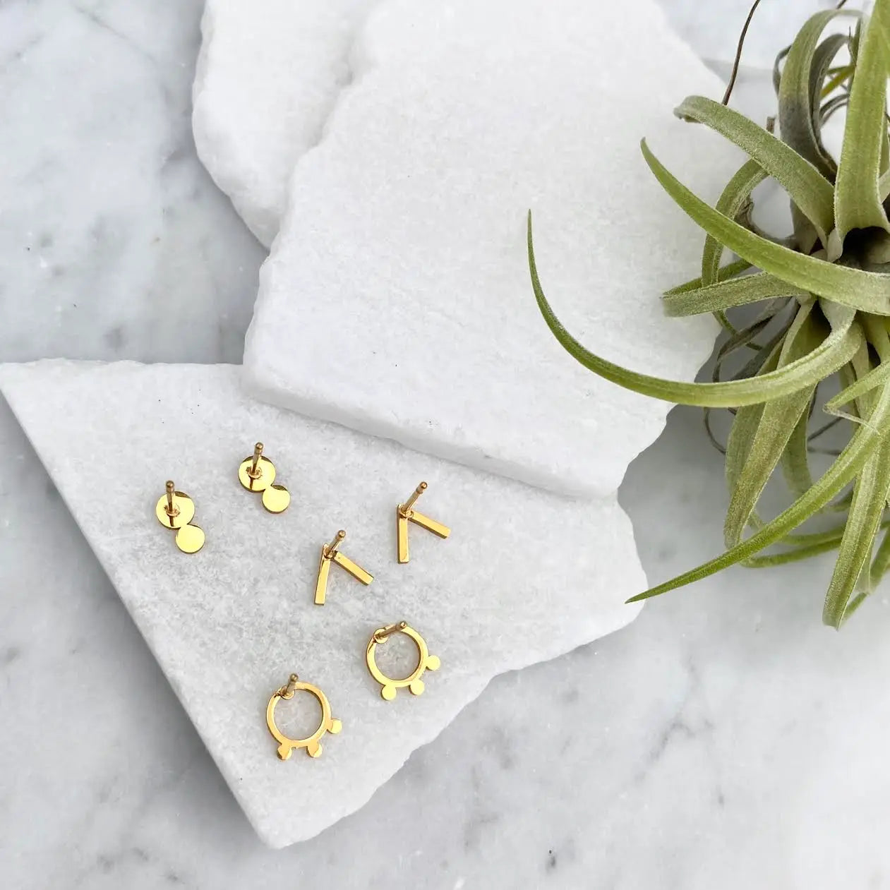 Minor Metal Circular 3-Stud Set