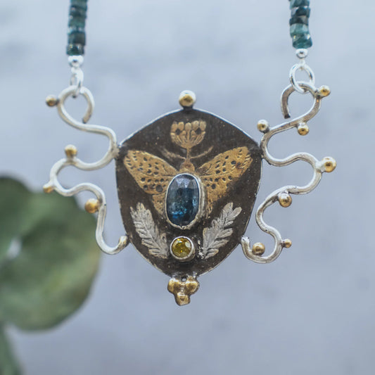 Aster Jewelry "Nouveau Modern Butterfly" Necklace