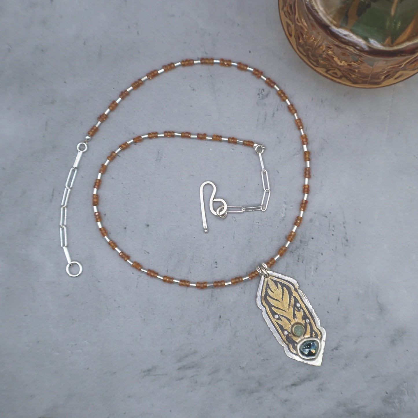 Aster Jewelry "Harvest Sigil" Necklace