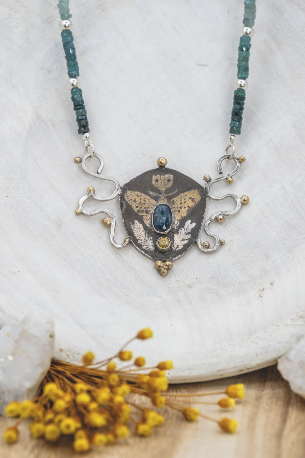 Aster Jewelry "Nouveau Modern Butterfly" Necklace