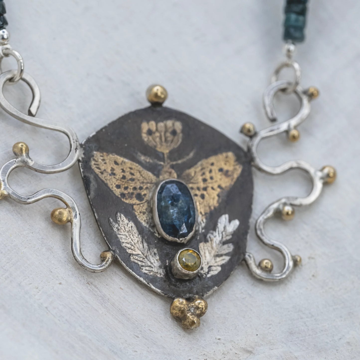 Aster Jewelry "Nouveau Modern Butterfly" Necklace