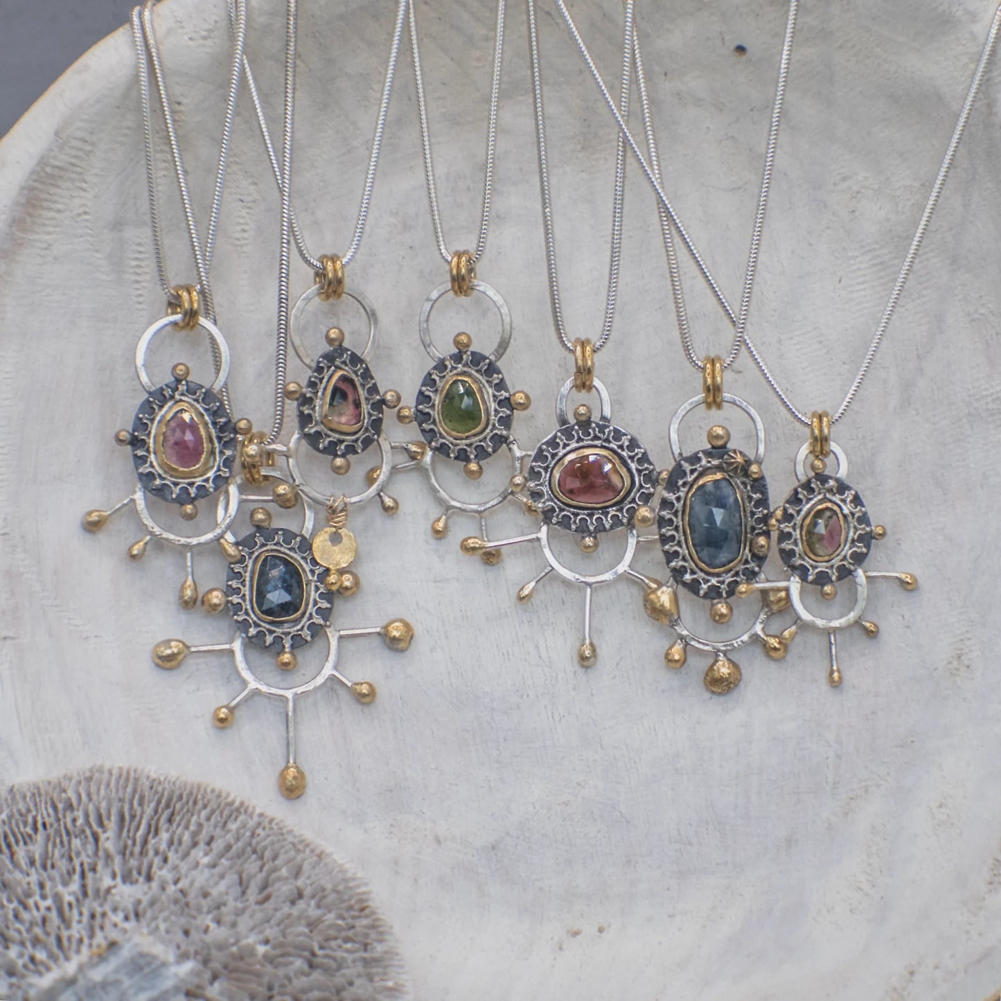 Aster Jewelry "Prismatic Beacon V" Necklace