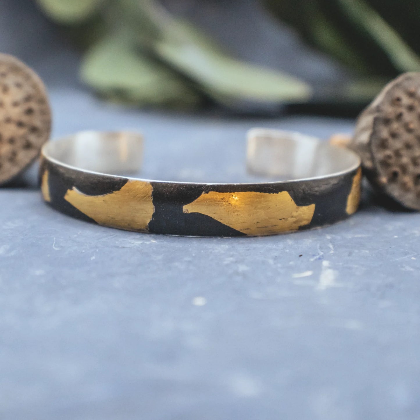 Aster Jewelry Gold Painted Cuffs
