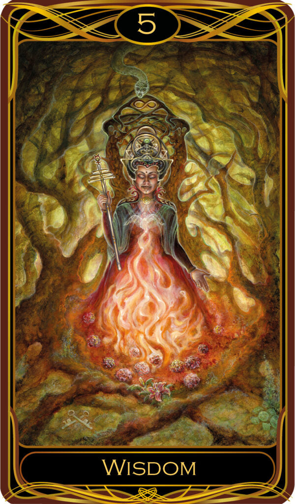 Liba Waring Stambollion "Dreams & Divinities" Tarot Deck & Guidebook