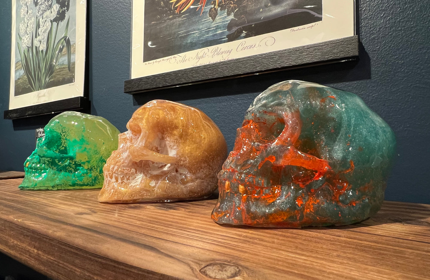 Rich Stevens Cast Resin Skulls