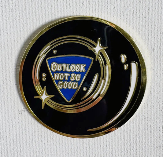 Strike Gently Co. "Outlook Not So Good" Enamel Pin