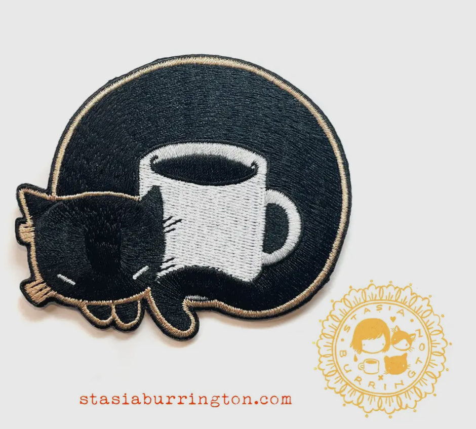 Stasia Burrington Coffee Cat Patch