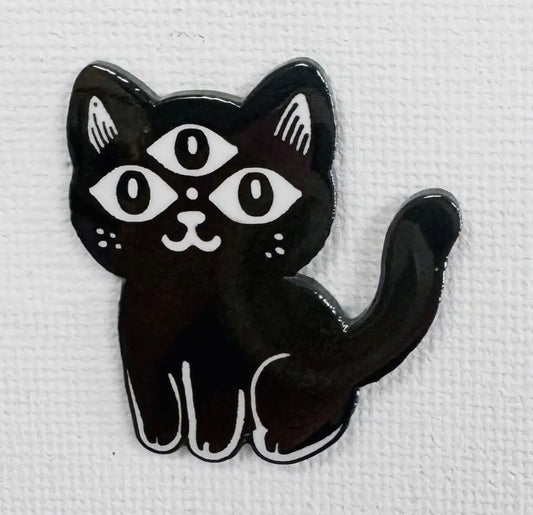 Strike Gently Co. "Third Eye Cat" Enamel Pin
