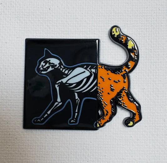Strike Gently Co. "X-Ray Cat" Enamel Pin