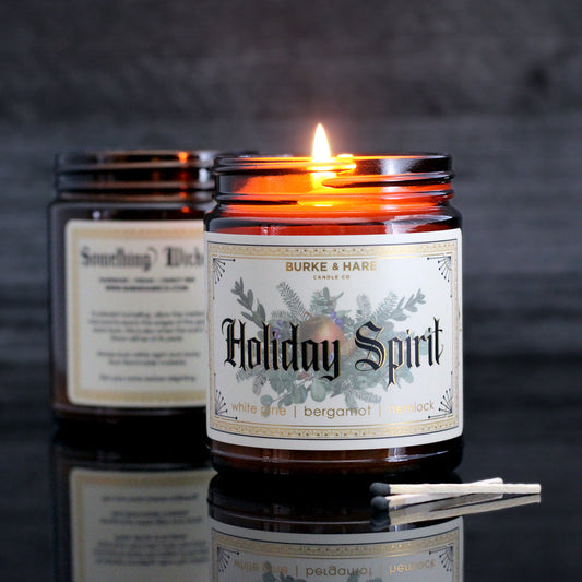 Burke & Hare Co. “Holiday Spirit” Candle