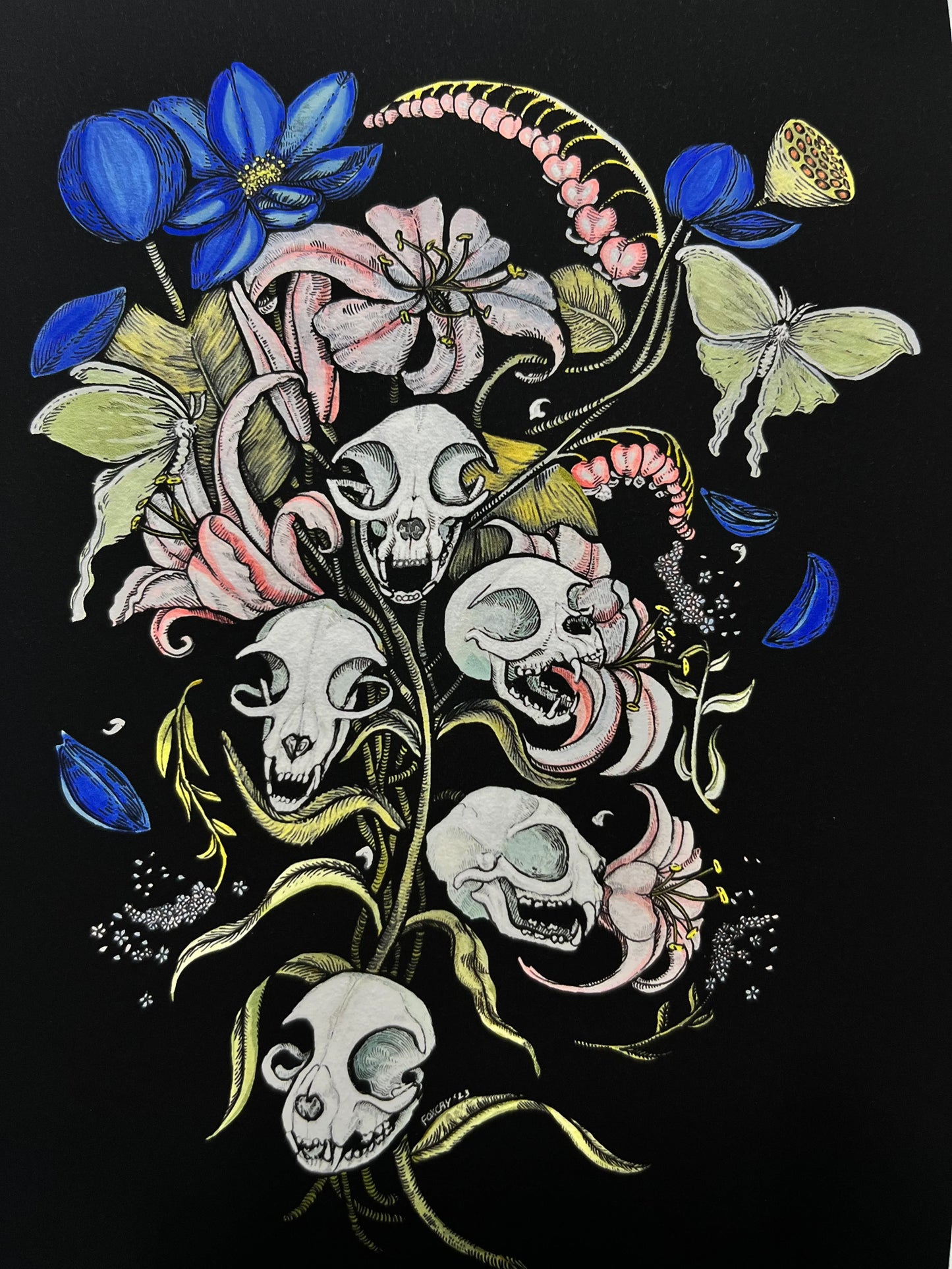 Foxcry Illustration "Mors Innocentiae: the death of innocence"