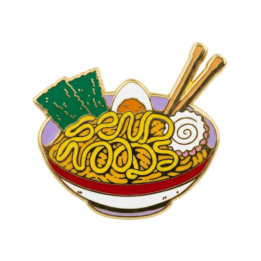 Strike Gently Co. "Noods" Enamel Pin *Pre-Order 1/29*