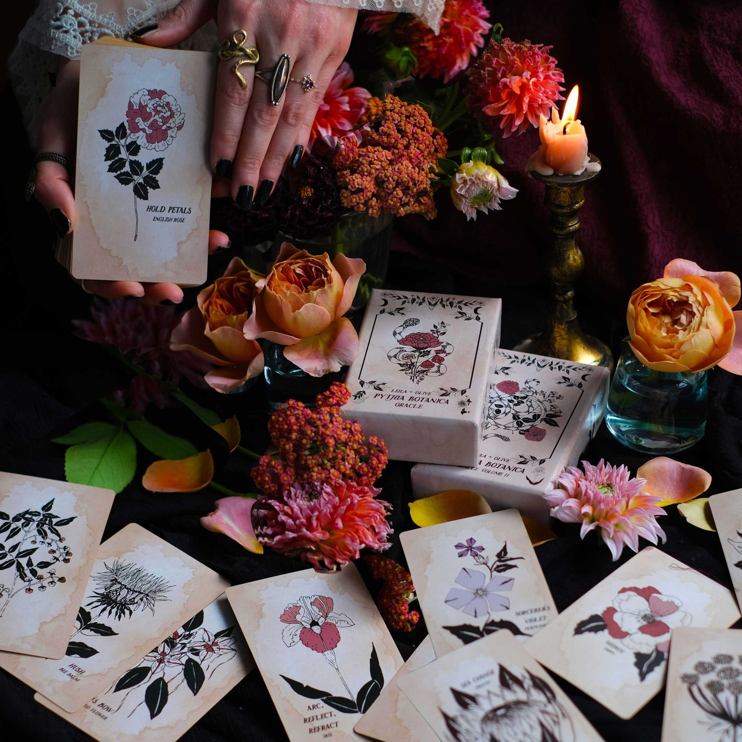 The Pythia Botanica Oracle Deck + Guidebook