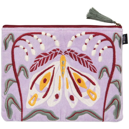 Danica Studio "Nocturna" Embroidered Flat Pouch *PRE-ORDER 7/3*