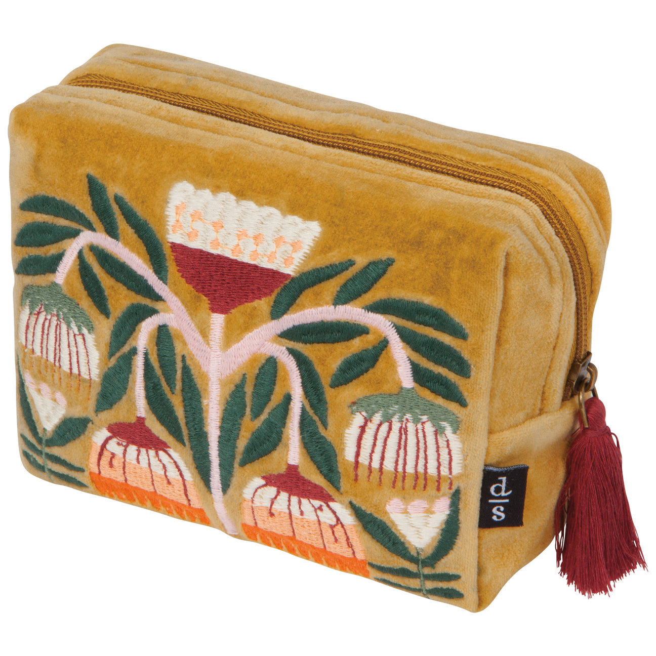 Danica Studio "Velvet" Embroidered Pouch *PRE-ORDER 7/3*