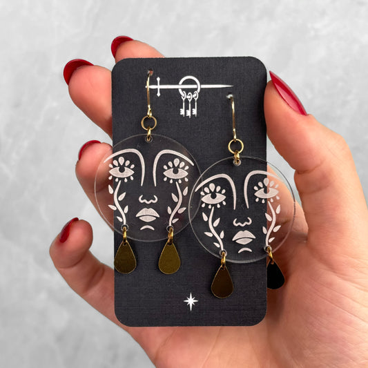 While Odin Sleeps “Mother Moon” Earrings