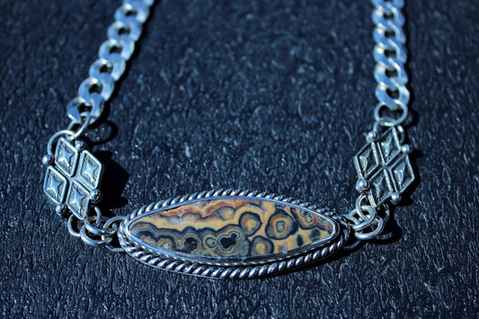 Neon Ghost "Flowering Tube Onyx" Choker