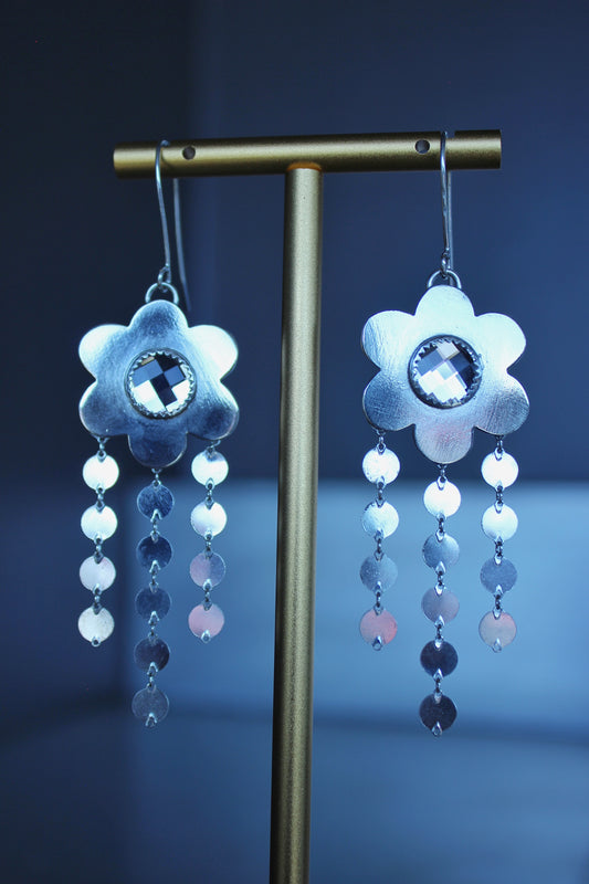 Neon Ghost "Disco Dainty" Sterling Earrings