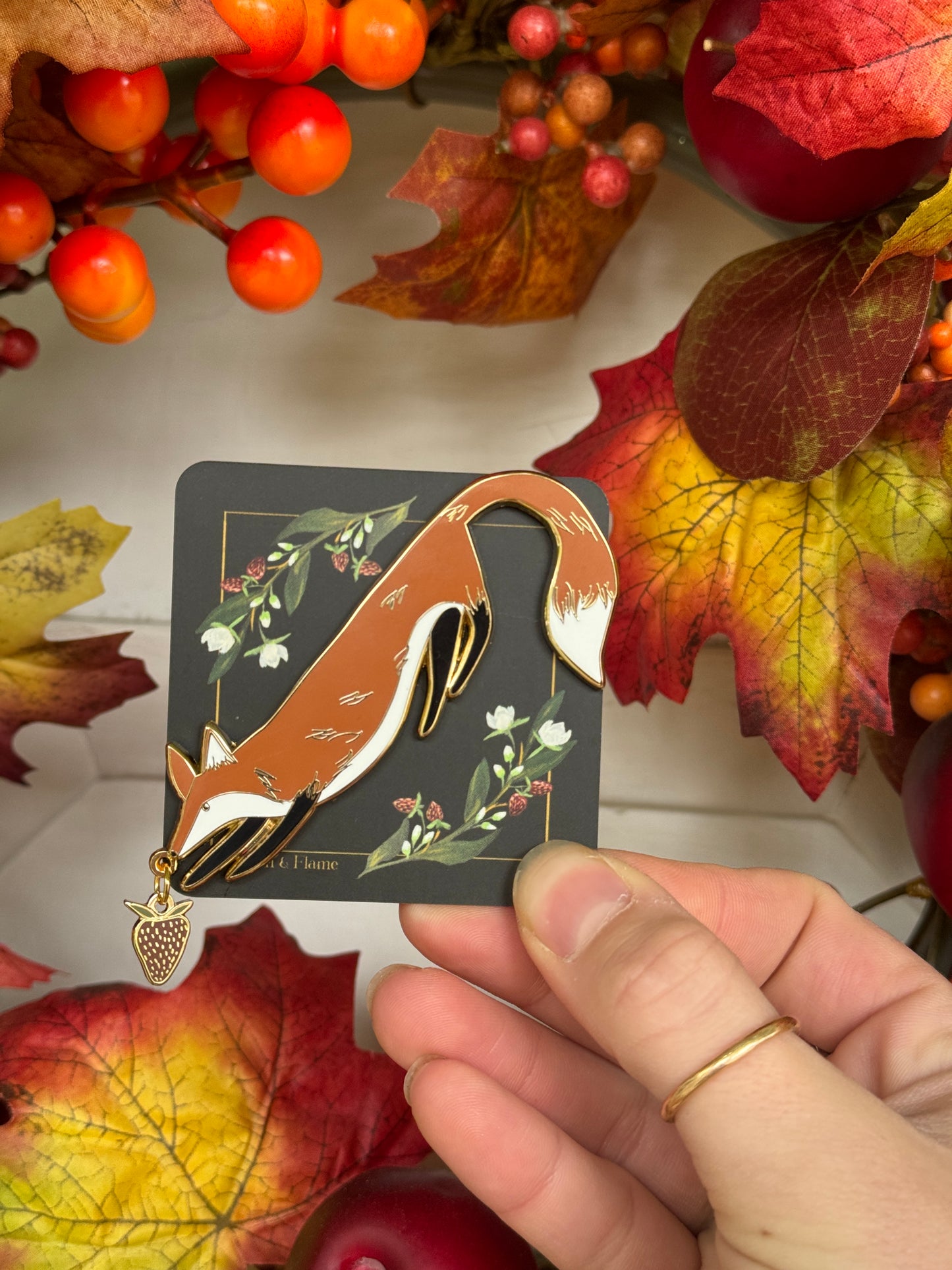 Of Moth and Flame "Fox" Enamel Pins