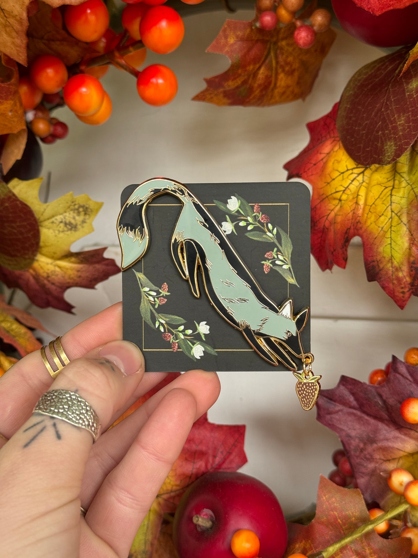 Of Moth and Flame "Fox" Enamel Pins