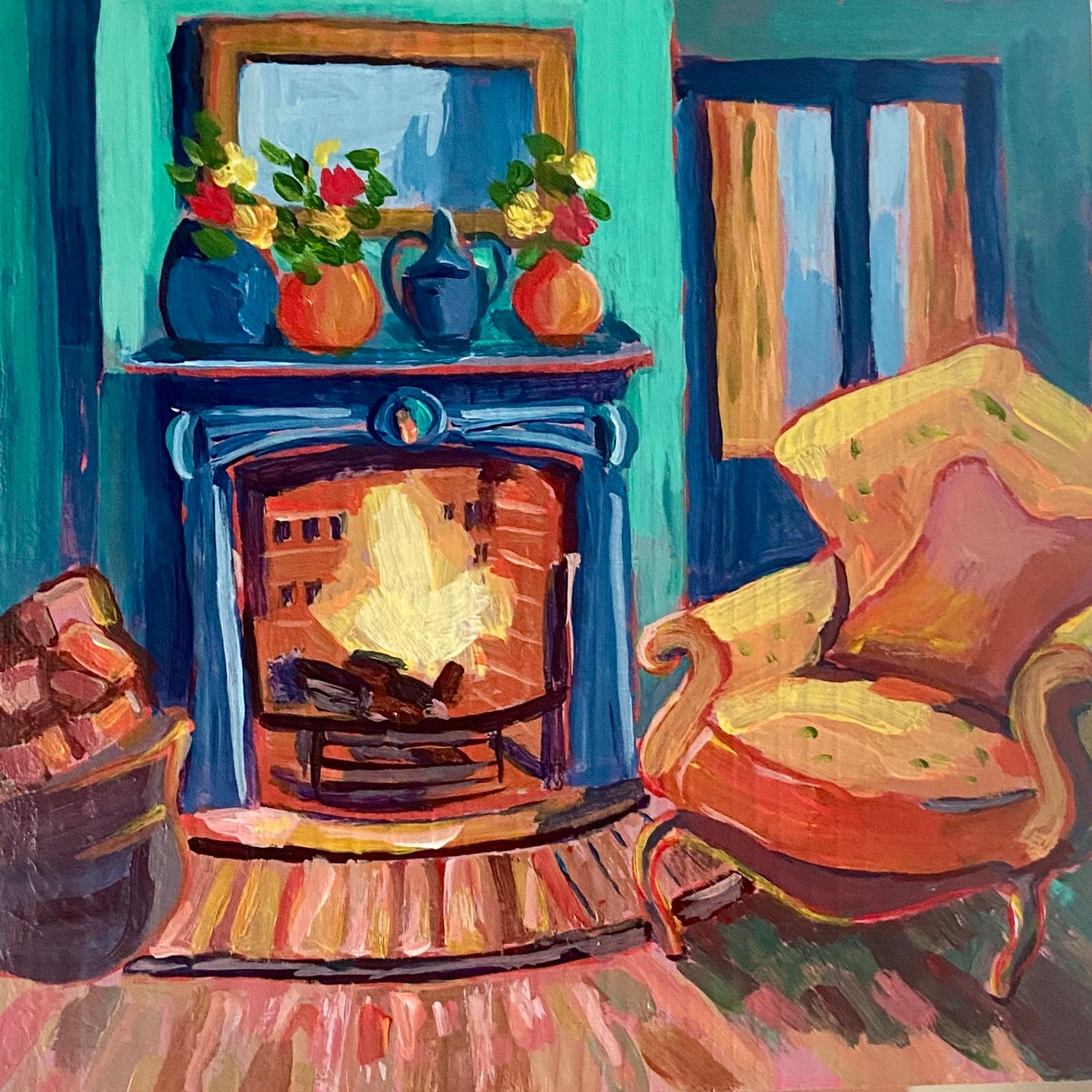 Soumya Jayaraman "Fireplace"