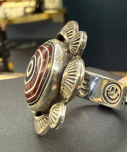 Neon Ghost "Fordite" Ring