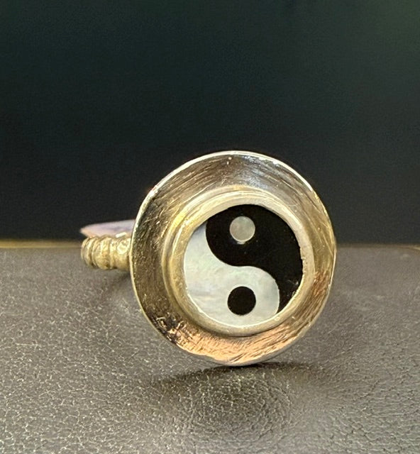 Neon Ghost "Yin Yang" Sterling Ring