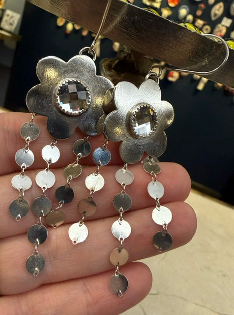 Neon Ghost "Disco Dainty" Sterling Earrings