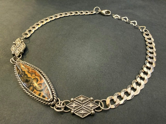 Neon Ghost "Flowering Tube Onyx" Choker
