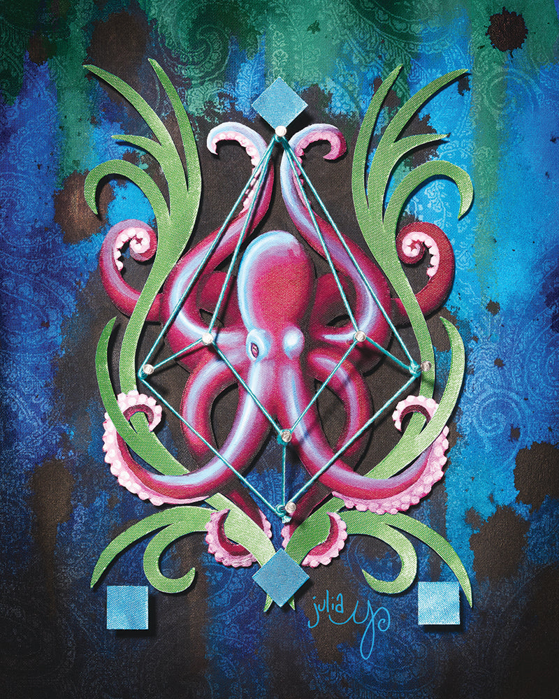 Julia Y "Introspection- Octopus & SeaGrass"