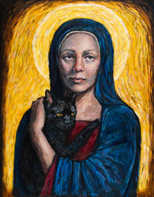 Anna Britton "Madonna and Kitty Cat"