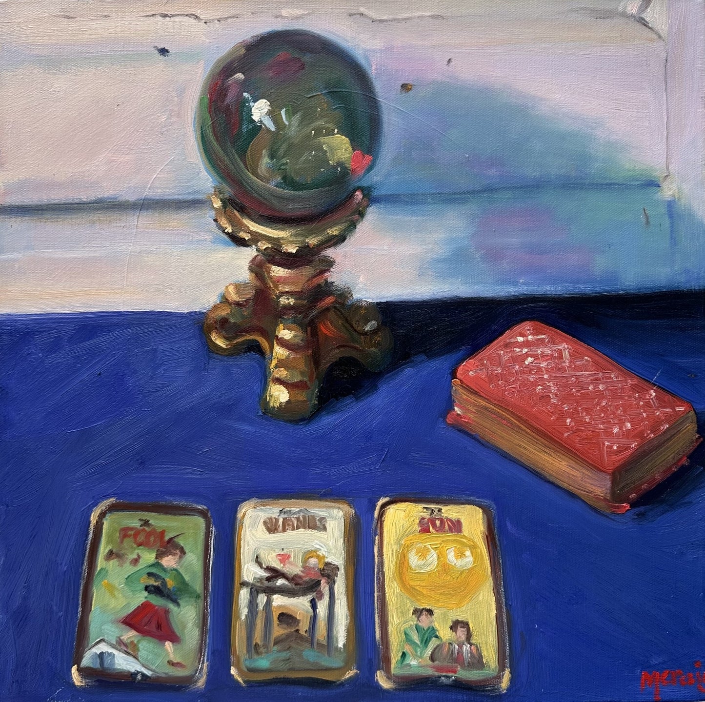 Mary Caroline Craig "The Fool, 4 Wands, & The Sun"