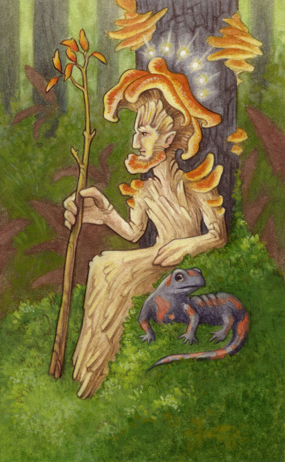 Melissa Sue Stanley "King of Wands: Chicken of the Woods"