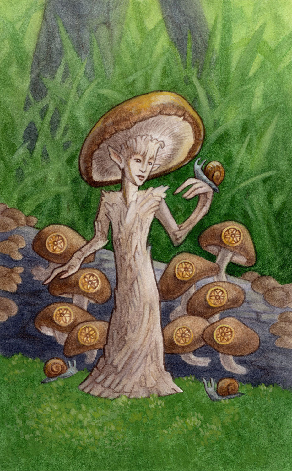 Melissa Sue Stanley "Nine of Coins: Shiitake"